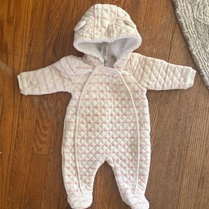 Nordstrom Quilted Pink Baby One Piece 3 month